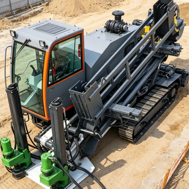 Heavy Equipment Drilling Rig - Geavanceerde zware horizontale directionele HDD-boormachine, hydraulische