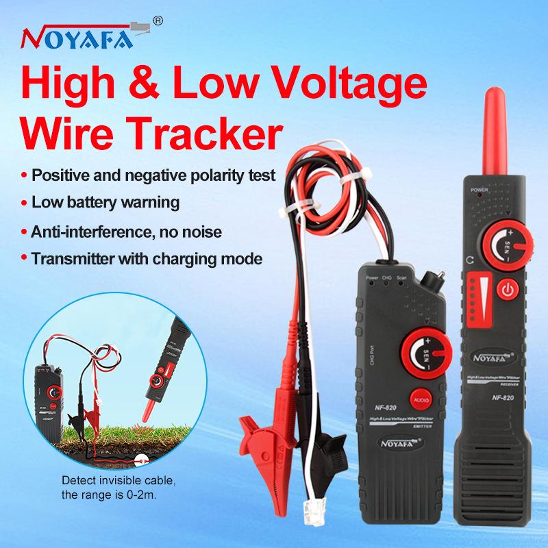 Underground Cable Detector - NF-820 Ondergrondse kabeldetector Draad Tracer Niet-interferentie