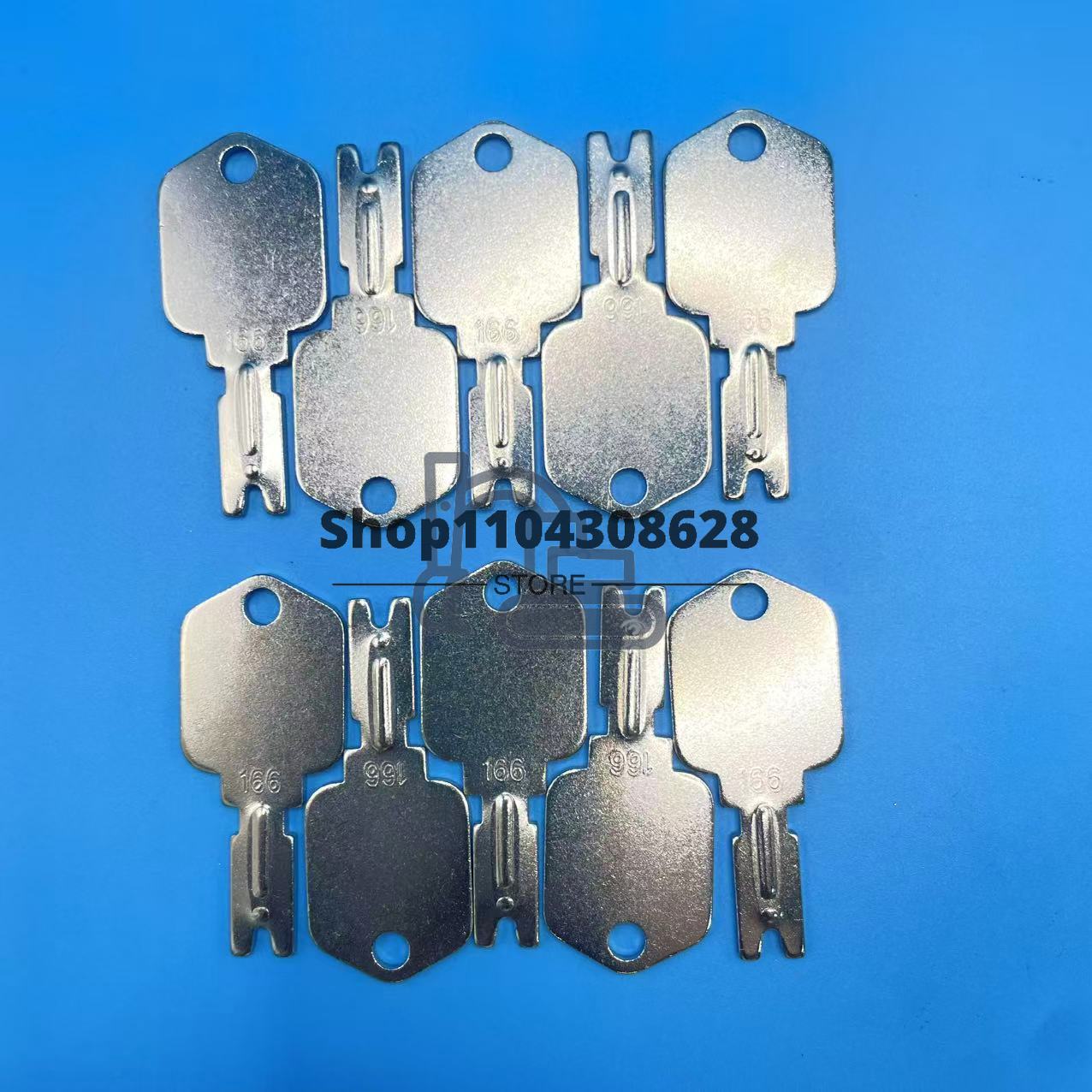 Heavy Equipment Forklift - 10PCS 166 Contactsleutels Heftruck Sleutel Hyster
