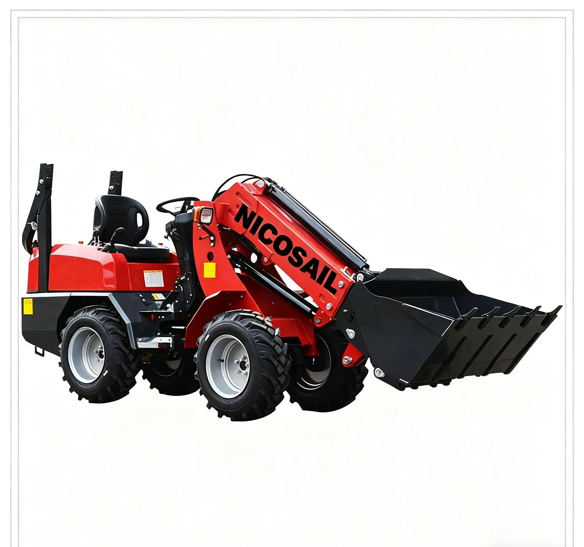 Wheel Loader - Chinese kleine voorlader met telescopische arm,