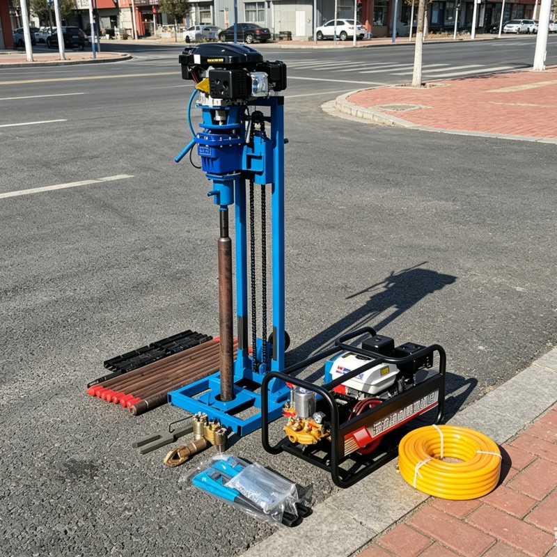 Heavy Equipment Drilling Rig - Op maat gemaakte boorapparatuur, populaire waterputboormachine,