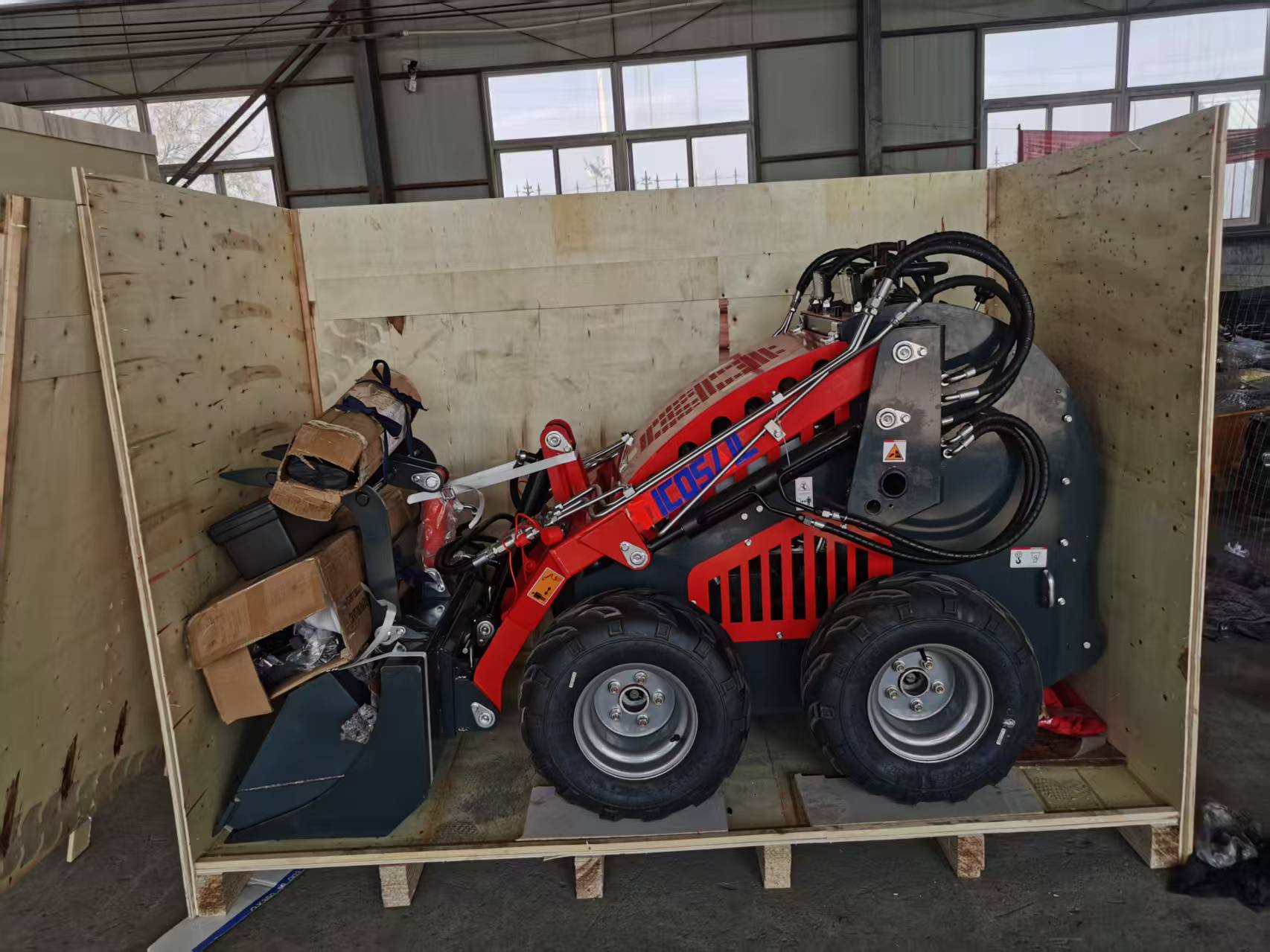 Wheel Loader - 380E Skid Steer Loader Vierwielaandrijving met