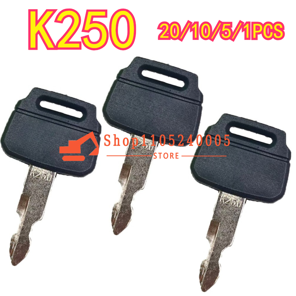 Heavy Equipment Logos - 20/10/5/1PCS OEM Logo K250 voor sleutels