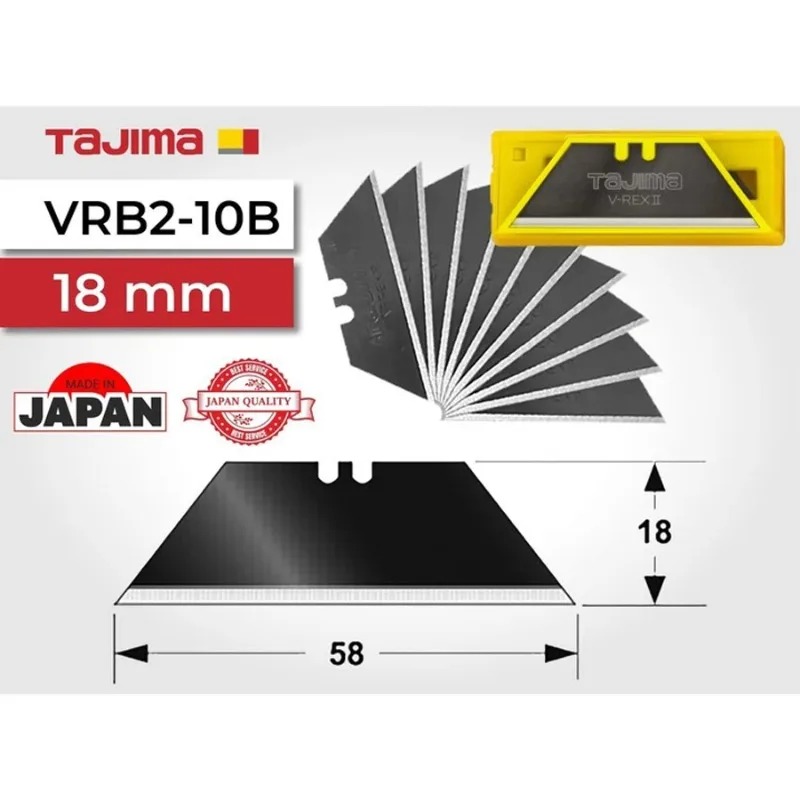 TAJIMA trapeziumvormig mes 110 - Heavy Equipment Blade recensie en prijs