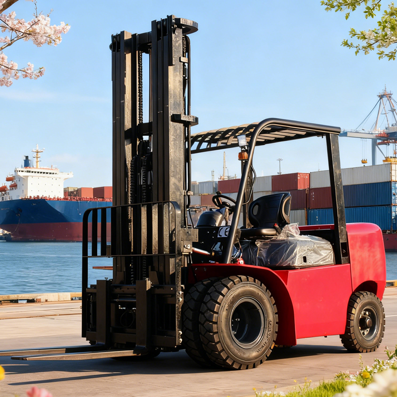 Zware 8 ton dieselheftruck met - Heavy Equipment Forklift recensie en prijs