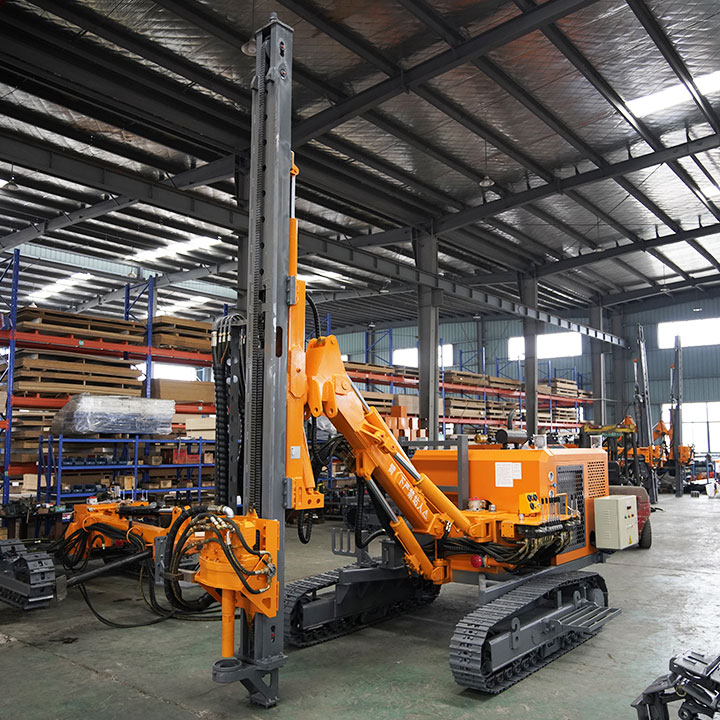 Zware hydraulische rupsboormac - Heavy Equipment Drilling Rig recensie en prijs
