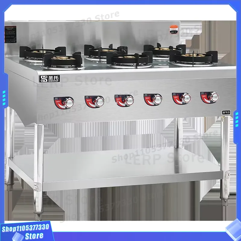 Commerciële 6-pits gasfornuis  - Heavy Equipment In Kitchen recensie en prijs