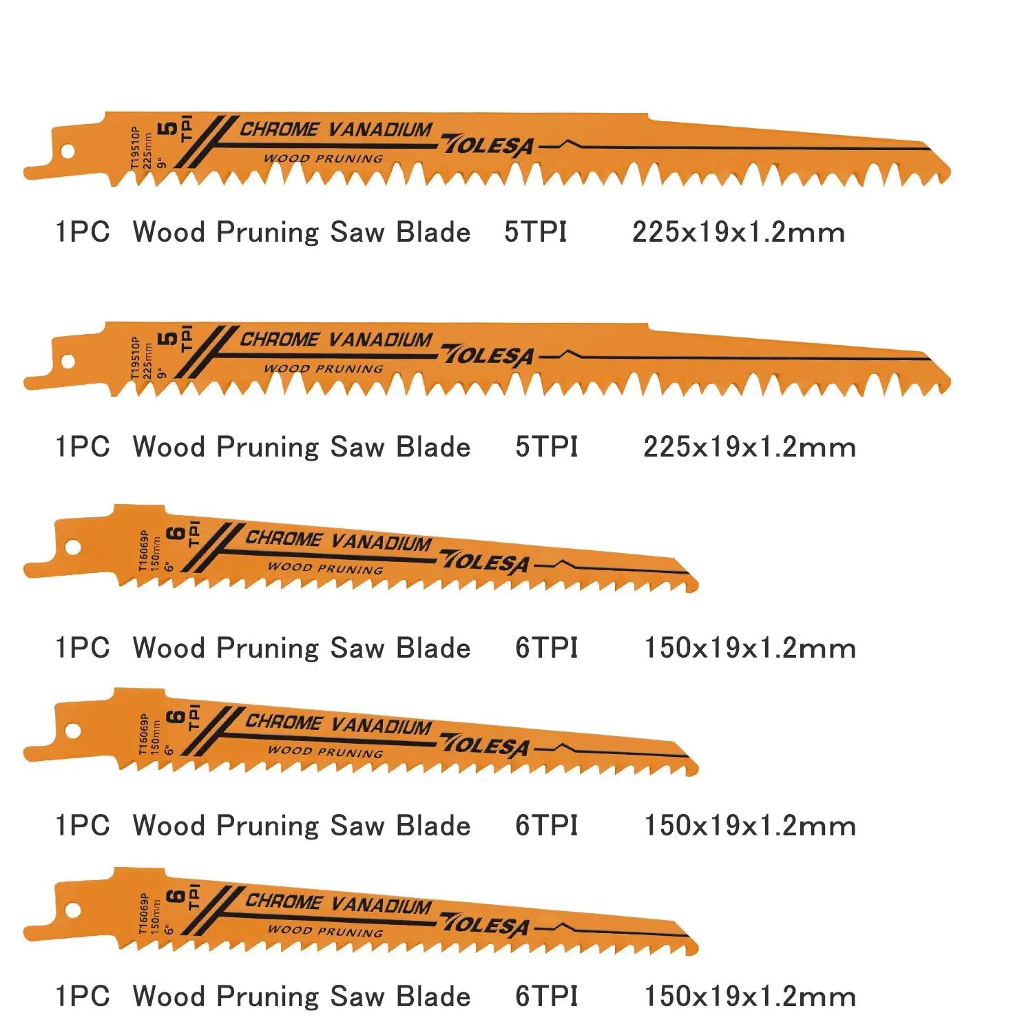 TOLESA 10 STKS Vergeldende Bim - Heavy Equipment Blade recensie en prijs