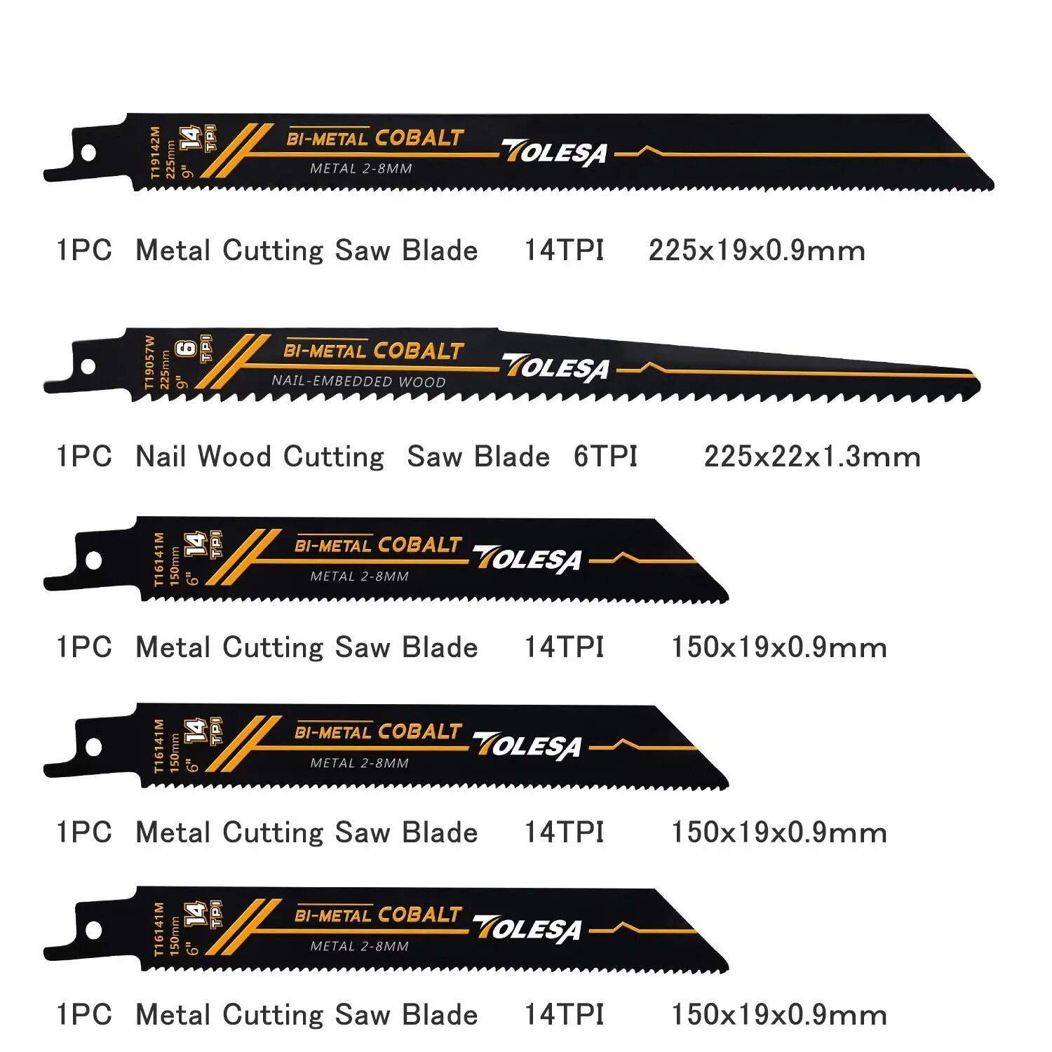 TOLESA 10 STKS Vergeldende Bim - Heavy Equipment Blade recensie en prijs