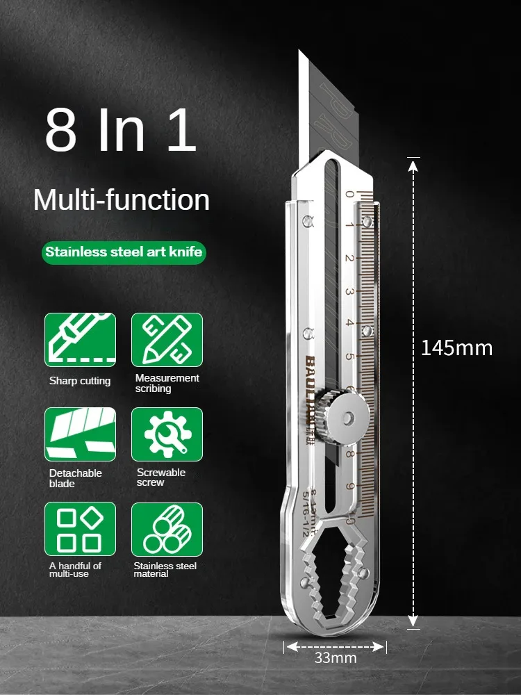 8-in-1 multifunctioneel mes, d - Heavy Equipment Blade recensie en prijs
