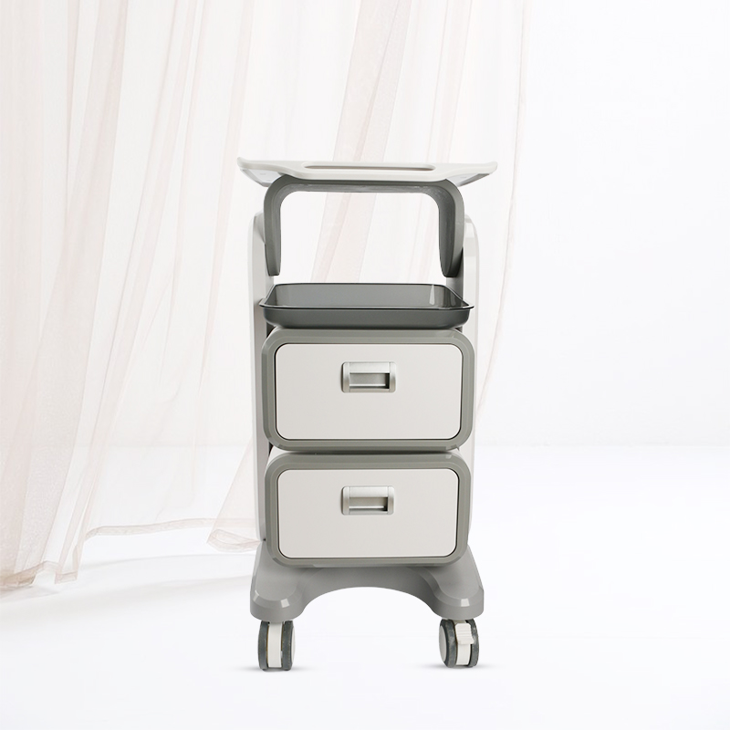 Witte grote salon trolley met  - Heavy Equipment Logos recensie en prijs